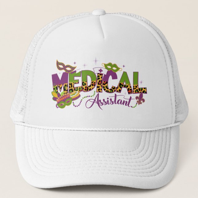 Boné Assistente Médico - Mardi Gras (Frente)