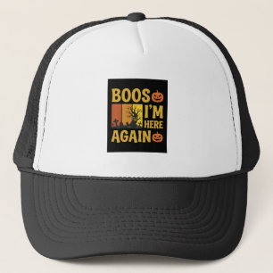 Boné Assombração de Halloween Estou Aqui Novamente Dese