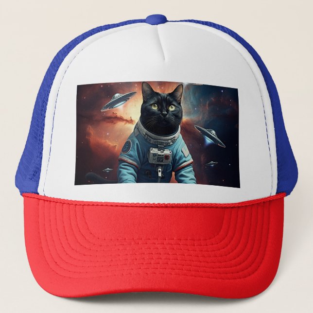 Boné Astronauta de Gatos Galácticos (Frente)
