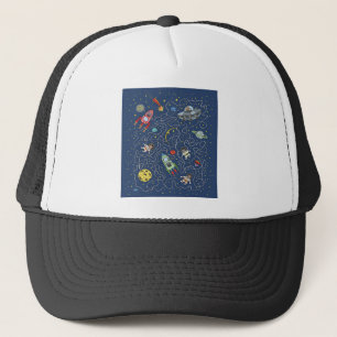 Boné Astronauta do Cat. Rocket Maze Quebra-cabeça Mist