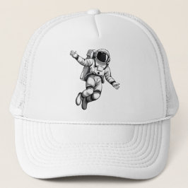 Boné Astronauta no espaço