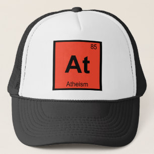 Boné At - Ateísmo - Símbolo de Química de Filosofia