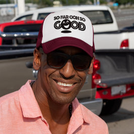 Boné Até Agora, Oh, Que Bom E Feliz Chapéu De Caminhone