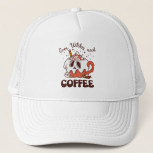 Boné Até Bruxas Precisam De Café