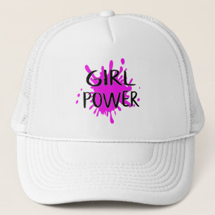 Boné Atitude Feminista de Poder Feminino Citação de Con