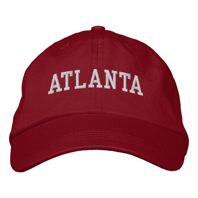Boné Atlanta White e Red (Frente)