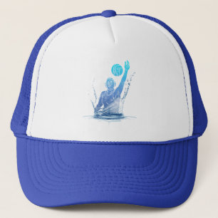 Boné Atleta Desportiva Água Polo Vintage Com Bola