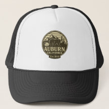 Auburn California Bear Crachá - Trucker Hat