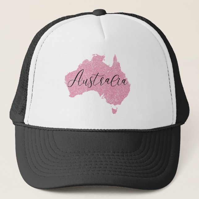 Boné Austrália País Brilhante Cor   (Frente)