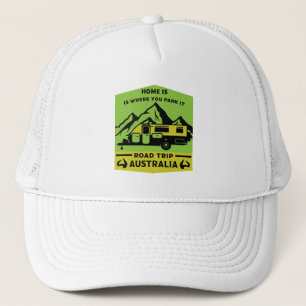 Boné Australiana Aussie Caravan Caravanning Summer