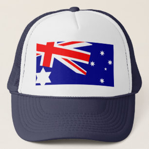Boné australiano da bandeira