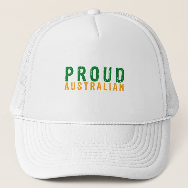 Boné Australiano orgulhoso (Frente)