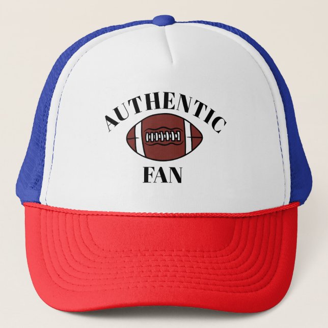 Boné Authentic Fan Trucker Hat | Custom Sports Team Cap (Frente)