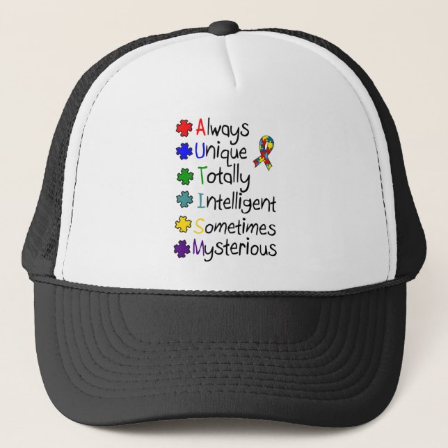 Boné AUTISMO da consciência do autismo (Frente)