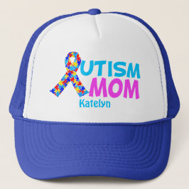 Boné Autismo Mãe Bonita Oferta Personalizada de Dia de 