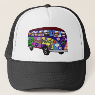 Boné Autocarro da Paz do Macaco de Meia