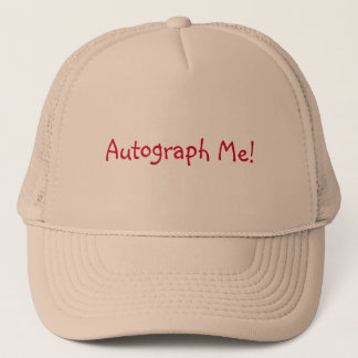 Boné Autografe-me! Chapéu