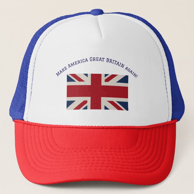 Boné Avental - Bandeira Union Jack com declaração espir (Frente)