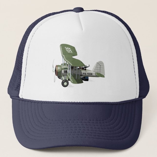 Boné Avião retrógrado de animação (Frente)
