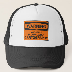 Boné Aviso Pode Começar A Falar Sobre Cartografia