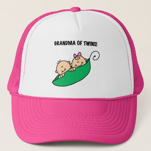 Boné Avó de gêmeos Camisetas e presentes (Frente)