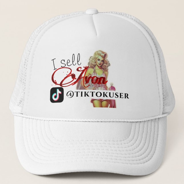 Boné Avon Representante Tiktok Trucker Hat (Frente)