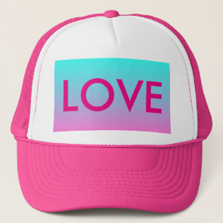 Boné azul-azul-azul-azul-turquesa-rosa-giro-ombre
