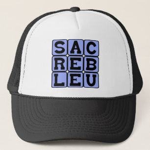 Boné Azul de Sacré, calão francês
