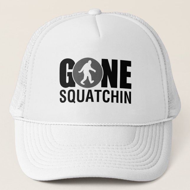 Boné Azul ido de Squatchin (Frente)