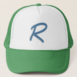 Boné Azul inicial "R"