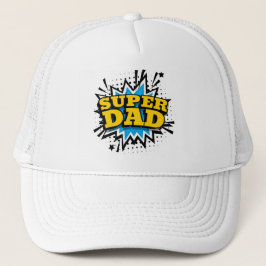 Boné Azul-Pai azul-preto legal branco