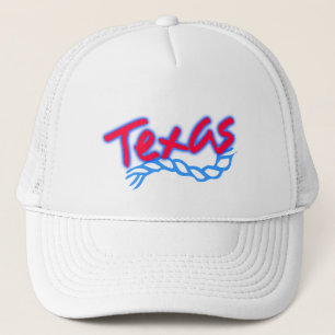 Boné Azul vermelho da corda do Lariat de Texas do