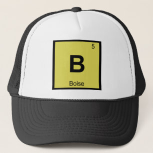 Boné B - Boise Idaho Química Símbolo da Tabela Periódic