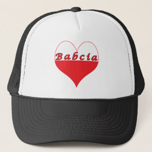 Boné Babcia Polonês Heart