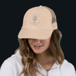 Boné Bachelorette costeira de praia<br><div class="desc">Favoritos para festas de fim de semana de Bachelorette,  personalizados com seu nome,  apresentando uma mulher em um tema de vaquinha costeira. Excelente para sua solteira na praia.</div>