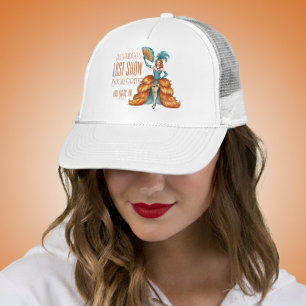 Boné Bachelorette da moça de arte final do show