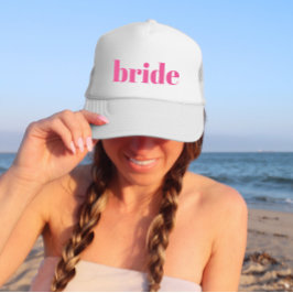 Boné Bachelorette Moderna Retro Rosa Girly