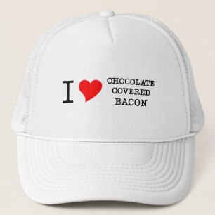 Boné Bacon eu amo o chocolate