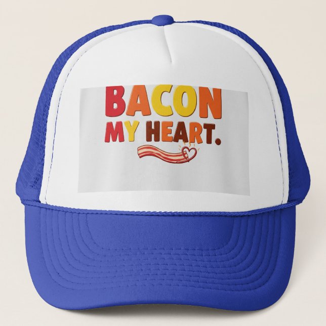 Boné Bacon Meu Coração. (Frente)