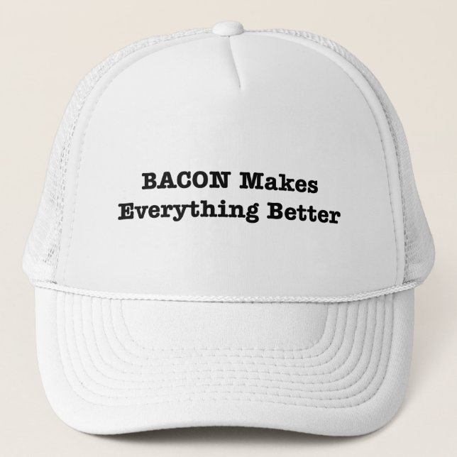 Boné BACON torna tudo melhor (Frente)