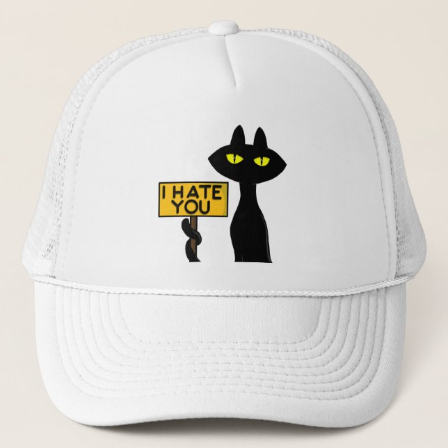 Boné Bad Boogie -O Gato- "EUODEIO" Chapéus engraçados d (Frente)