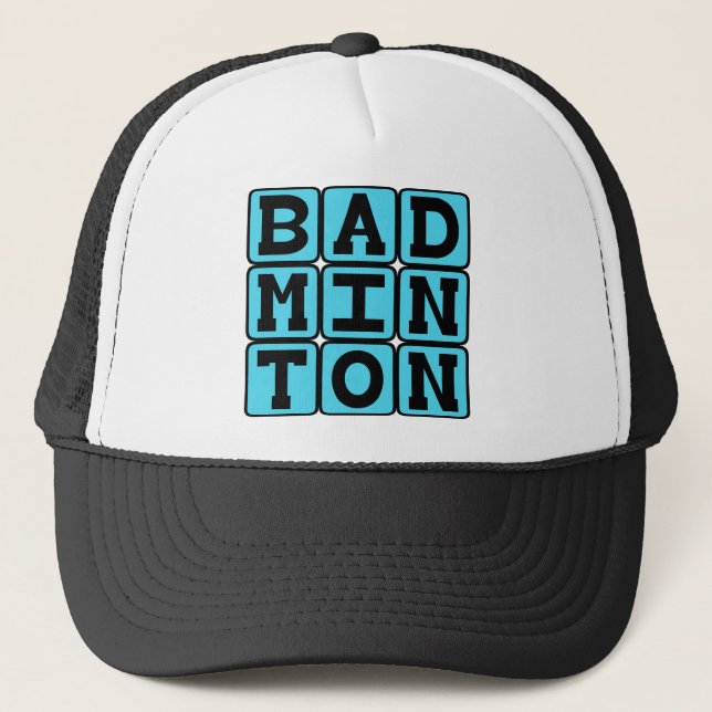 Boné Badminton, Esporte de Raquete (Frente)