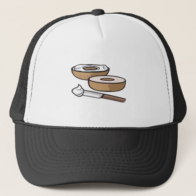Boné bagel e queijo creme (Frente)