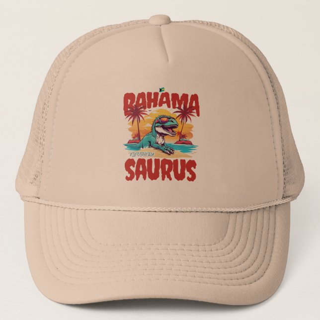 Boné Bahamas Souvenir Gift : Eleuthera Bahama Saurus (Frente)