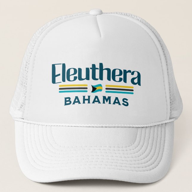 Boné Bahamas Souvenir Gift : Eleuthera Bahamas Flag (Frente)