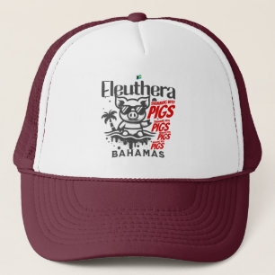 Boné Bahamas Souvenir Presente: Eleuthera Bahamas Porco