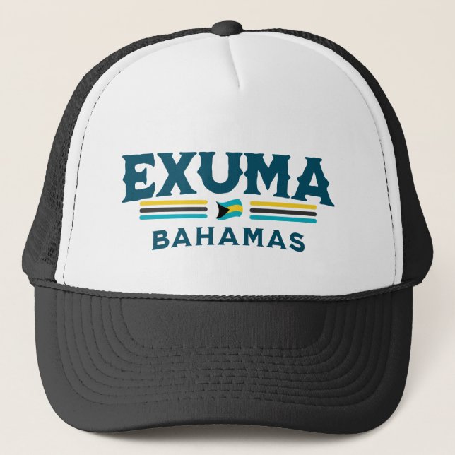 Boné Bahamas Souvenir Presente: Exuma Bahamas Independê (Frente)