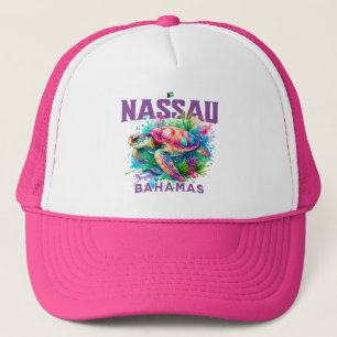 Boné Bahamas Souvenir Presente: Nassau Bahamas Tartarug