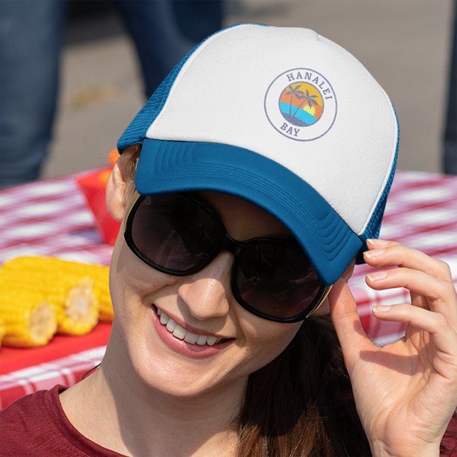 Boné Baía de Hanalei, Estilo Clássico Desvanecido em Ka (Criador carregado)