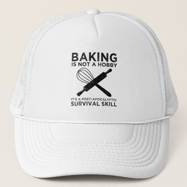 Boné Baking não é um passatempo, é uma habilidade de so (Frente)